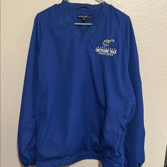BLUE GREYHOUND PENSACOLA TRACK PULLOVER - Picture 1 of 3